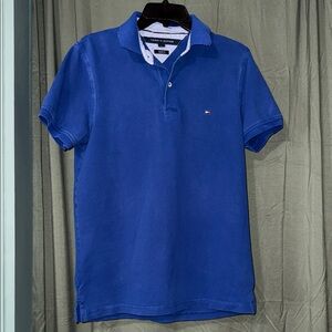 Tommy Hilfiger Men's Royal Blue Polo Shirt